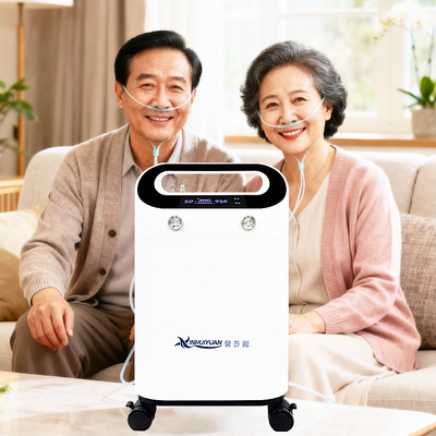 馨荟源医用5L制氧机，法国进口分子筛，氧浓度95.6%